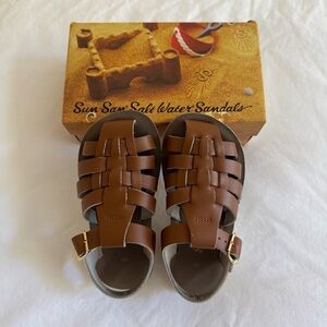 Sun San - Salt Water Kids Fisherman Sandals, Tan Size 8